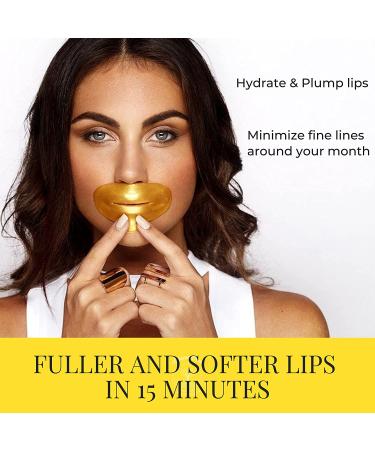 PLUMP IT Moisturizing Lip Mask by Doppeltree - 18 Patches for Dry, Chapped Lips - Lip Plumper & Conditioner - San Francisco Formula - Buy Online on GoSupps.com