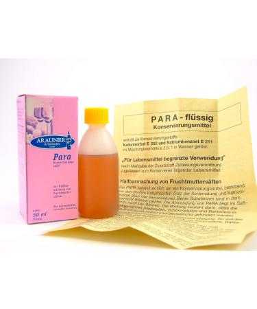 Para 50 ml - ARAUNER Preservative for Fruit Juices | Best International Shipping - Buy Online on GoSupps.com