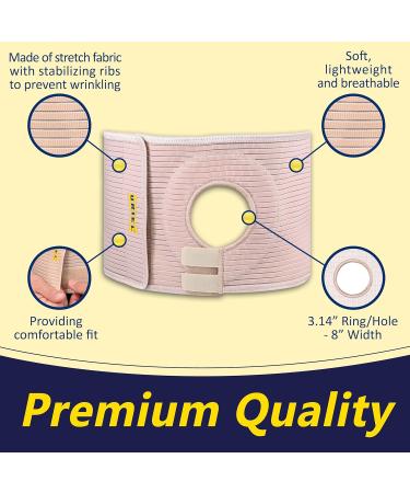 URIEL Abdominal Ostomy Belt - Comfortable Post-Operative Support for Men & Women | Size 5 (44.25 - 48) - International Shipping - Buy Online on GoSupps.com