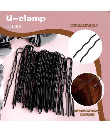 Abeillo Hair Nets for Buns Ballet Hair Net 20 Pcs 50 Cm Invisible Hair Nets and 40 Pcs U Shaped Hair Pins Set for Women Girls Ballet Dancer Nurse(Black) - Buy Online on GoSupps.com