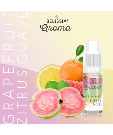 Belissia Food Aroma - High-Dose Grapefruit Citrus Guave 10ml | Perfect for Cooking Baking & Refreshments - Buy Online on GoSupps.com
