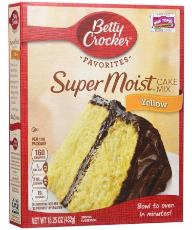 Betty Crocker Super Moist Butter Recipe Yellow Cake Mix