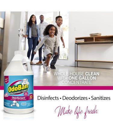 OdoBan Disinfectant & Aroma Eliminator - Set of 2 14.6oz Continuous Spray & 1 Gallon Cleaning Concentrate Cotton Breeze Scent - International Shipping Available - Buy Online on GoSupps.com