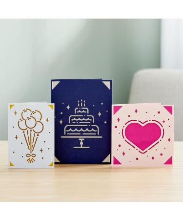 Cricut Insert Cards S40 - Create Custom Depth-Filled Birthday and Thank You Cards at Home with Princess Sampler (35 ct) - Compatible with Cricut Joy/Maker/Explore Machines - Buy Online on GoSupps.com