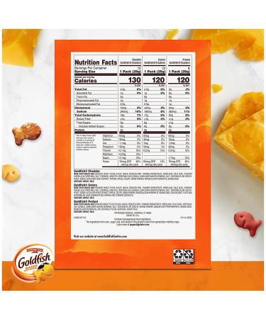 Goldfish Crackers Big Smiles Variety Pack - Cheddar Colors, Pretzels Snack Packs - 30 Ct - Buy Online on GoSupps.com