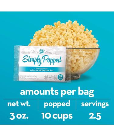 Jolly Time Premium Flavored Microwave Popcorn - Gluten Free - Gourmet Bulk Box - 24 Count, 3 Ounce Butter Flavor Packets (Pack of 24) - Buy Online on GoSupps.com