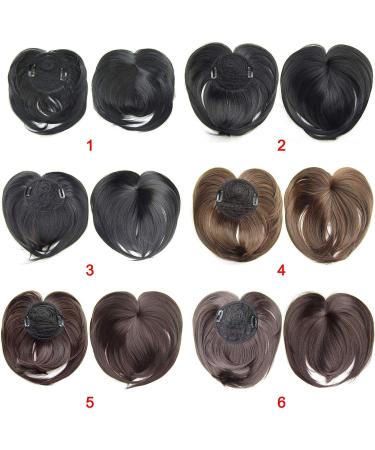Guajave Crown Haar-Topper for Thinning Hair | Seamless Silk Base Clip-In Forehead Topper with Wispy Pony Extension - 18 - Buy Online on GoSupps.com