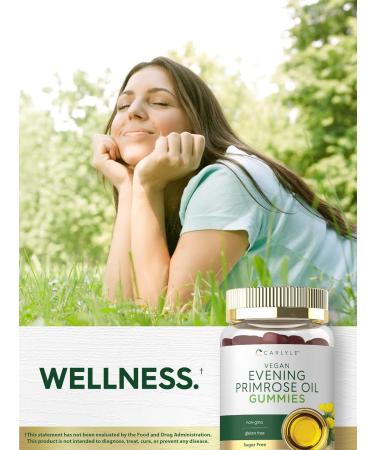 Carlyle Evening Primrose Oil Gummies 500mg | 60 Count | Non-GMO & Gluten Free - Buy Online on GoSupps.com