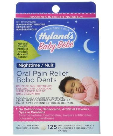 Hyland's Baby Nighttime Oral Pain Relief 125 count