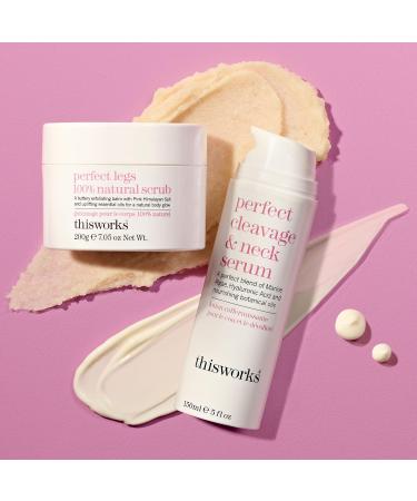 This Works Perfect Legs Body Butter 200ml - Nourishing Body Moisturiser with Geranium and Orange Oils - Hydrating Body Lotion with Shea Butter and Hyaluronic Acid - Buy Online on GoSupps.com