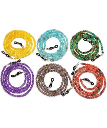 SBTRKT 5-Piece Yellow Acrylic Fiber Eye Chain - Stylish & Durable Sunglasses Accessory for Old Flower Mirrors - Buy Online on GoSupps.com