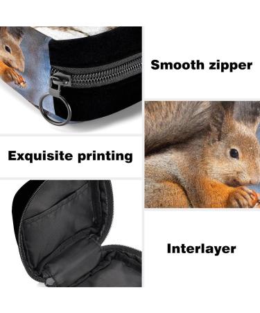 Period Bag Sanitary Napkin Storage & Makeup Pouch - Forest Animal Print | Color2982 - Buy Online on GoSupps.com