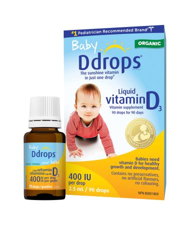 D Drops Baby Liquid Vitamin D (90 Drops)