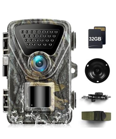 Wild camera with Motion detector Night vision - Wild camera test winner 28MP 1520p thermal imaging camera hunt 0.2s hunting camera 850nm low glow infrared Night vision camera outdoor wildlife camera IP66 waterproof white and black - Buy Online on GoSupps.com
