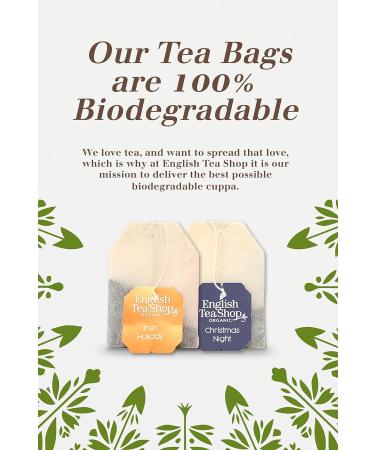 English Tea Shop Organic Premium Holiday Collection North Star Blue Gift Tin 36 Tea Bag Sachets - 6 Different Flavours - Buy Online on GoSupps.com