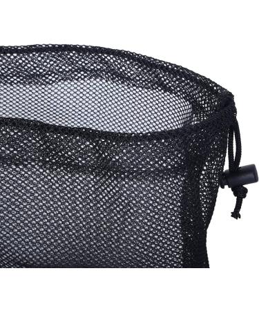 Ibasingo Black Mesh Bag | Durable Nylon Travel Sac for Cosmetics Shower Gel Tennis & Golf | 5-Piece Set (10x15 cm) - Ideal for Outdoor Storage - Buy Online on GoSupps.com