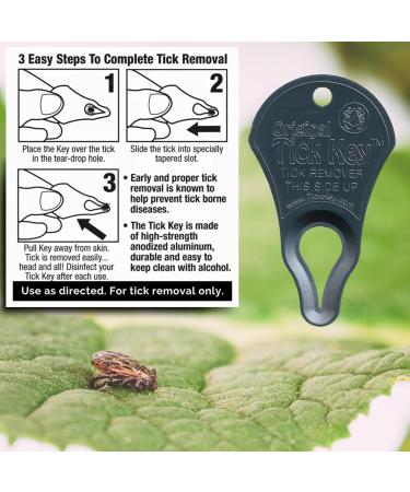 The Original Tick Key -Tick Detaching Device - Portable Safe and Highly Effective Tick Detaching Tool (Assorted) Multi - Buy Online on GoSupps.com