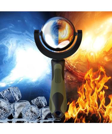 M.S.Lemberg Massage Roller with Handle - Heat & Cold Massage Ball for Relaxation & Wellness - Fascia Rod & Device Tool for Face Neck Back - Ideal Gift - Buy Online on GoSupps.com