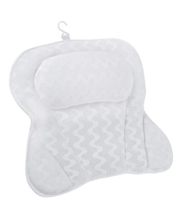 7Penn Spa Bath Tub Pillow Head Rest - Hot Tub and Bath Pillows for Tub Neck and Back Support Cushion with Wash Bag