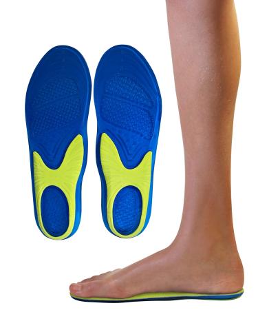 Children's Slim Gel + Memory Foam Hybrid Insole for Comfort  Cushion & Pain Relief. JellyFoam by KidSole ((24 CM) Kids Size 2-6)
