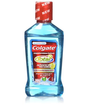 Colgate Total Advanced Pro-Sheild Mouthwash Peppermint Blast 2 oz (Pack of 3)