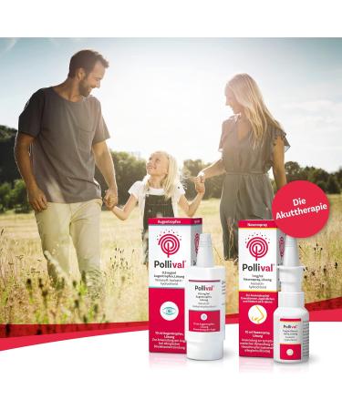 Pollival Nasal Spray 10ml | Fast Relief for Acute Allergy Symptoms | International Shipping Available - Buy Online on GoSupps.com
