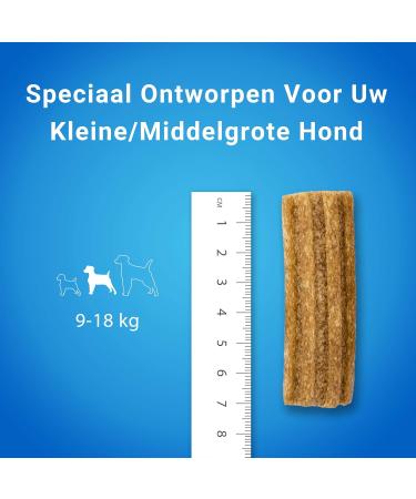 Dentalife Medium Chewing Bones - 42 Pack for Medium Dogs - Everyday Oral Hygiene - 966g - International Shipping Available - Buy Online on GoSupps.com