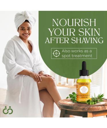Efua Oil Ingrown Hair Removal and Razor Bump Stopper Oil for Shaving and Waxing Natural Neem Oil for Skin w/ Tea Tree Oil Removes Razor Bumps Redness and Razor Burn 0.5 oz - Relief from Ingrown 0.5 Fl Oz - Buy Online on GoSupps.com
