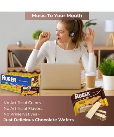 Ruger Wafers - Delicious Austrian Chocolate Wafers (12 Pack, 2.125 oz) - Buy Online on GoSupps.com