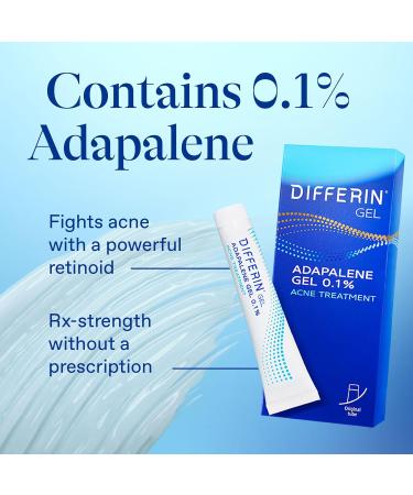 Differin Acne Fighter Pack Differin Gel Retinoid Acne Treatment For Face with 0.1% Adapalene 15g Tube + Salicylic Acid Pimple Patches 36 Count Designed for Pimple and Acne-Prone Skin - Buy Online on GoSupps.com