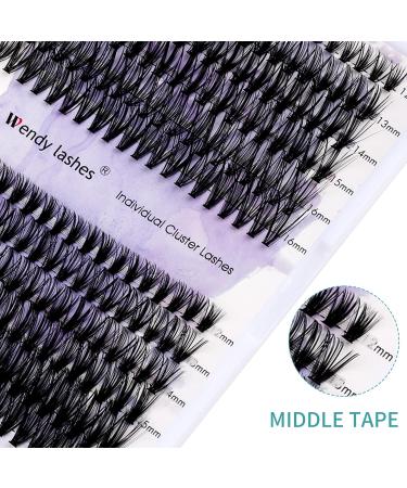 Individual Lashes 240PCS Cluster Extensions C Curl 0.07mm 30D/40D Mixed 12-16mm RR-12-16mm Clusters - Buy Online on GoSupps.com