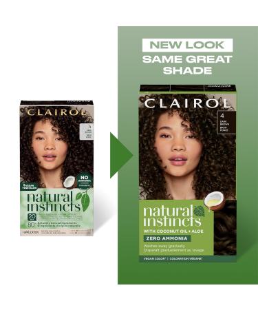 Clairol Natural Instincts Demi-Permanent Hair Dye 6A Light Cool Brown 5.85 Fl Oz - Pack of 1 - Buy Online on GoSupps.com