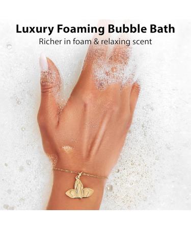 Magnesium Bubble Bath - Long Lasting Foaming Bubbles - Moisturizing - Shea Butter Coconut Vanilla - Relaxing Stress Relief - Calming Self Care Spa Gift for Birthday Christmas - Buy Online on GoSupps.com