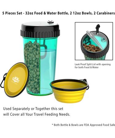 PETMAKER Blue Travel Pet Feeding Container - Portable Storage for On-the-Go Pets - Buy Online on GoSupps.com