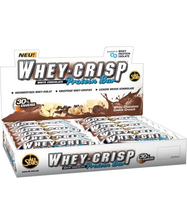 All Stars Whey-Crisp Bar White Chocolate Cookie Crunch 24Pack (24 x 50 g) White Chocolate Cookie Crunch 25 x 50g