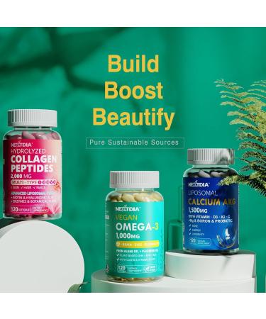 2 Pack Vegan Omega 3 D3 K2 CoQ10 Supplement Plant Based DHA EPA ALA for Women Men Omega 3 Organic Algae Flaxseed Oil Supplement for Bone Brain Eye & Immune Support No Carrageenan 240 Softgels 120 Count (Pack of 2) - Buy Online on GoSupps.com