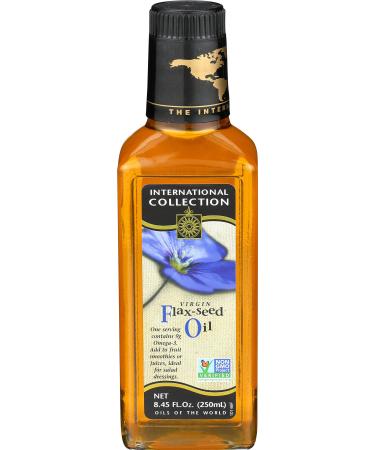 International Collection Virgin Flax Seed Oil 8.45-Ounces (Pack of 3)