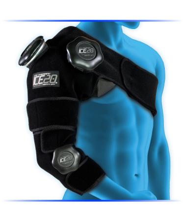 ICE20 Double Shoulder Real Ice Therapy Compression Wrap comfortable Bag Softball