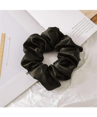 Silk Hair Scrunchies - Soft Satin Ponytail Holder for Women & Girls (Blue) - Buy Online on GoSupps.com
