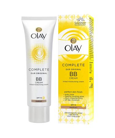 Olay Complete BB Cream SPF15 Skin Perfecting Tinted Moisturiser 50ml - Medium | Shop Now - Buy Online on GoSupps.com