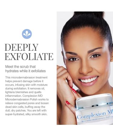 Complexion MD Anti Aging 2 Step Skin Care System (Bundle) - Microdermabrasion Scrub (1.69 oz) + Anti Wrinkle Cream (1 oz) - Reduce Fine Lines & Wrinkles - with Peptides & Hyaluronic Acid - Buy Online on GoSupps.com
