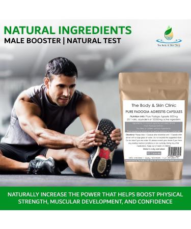 Fadogia Agrestis 20:1 Max Potency | 60 Capsules | Vegan | Pure & Natural Male Booster Supplement - Buy Online on GoSupps.com