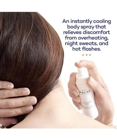 Pause Well Aging Cooling Mist - Calming Spray for Skin & Stress Relief | Hot Flash & Menopause Relief | Night Sweats | 300 Sprays | Made In USA | 2 fl oz - Buy Online on GoSupps.com