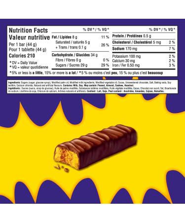 Cadbury Crunchie Chocolatey Candy Bars 44 g (Pack of 24) - Buy Online on GoSupps.com