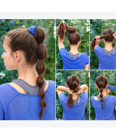 1000 Pcs Brown Elastic Rubber Bands for Girls Hair Ties - Premium Hair Styling Tool Set with 2 Hair Tail Tools - Buy Online on GoSupps.com