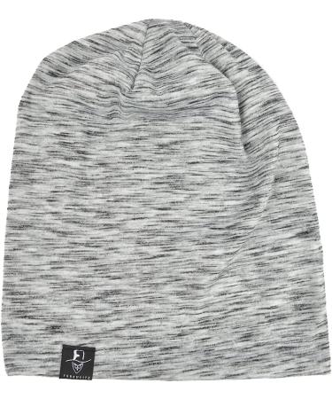 JESSE RENA Men's Striped Baggy Slouch Beanie Hat - Pale | Summer Chic Style - Buy Online on GoSupps.com