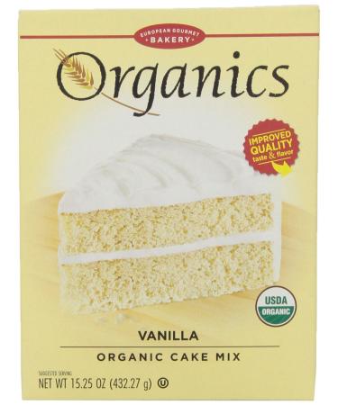 European Gourmet Bakery, Organic Vanilla Cake Mix, 15.25 oz