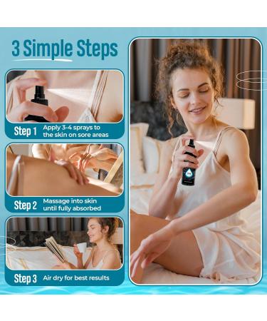 Aromasong Pure Magnesium Oil Spray Rose Scent Topical Magnesium for Feet & Legs Extra Strength Magnesium Oil (23mg in Each Spritz) Made in USA Clean & Natural Formula 8 oz - Buy Online on GoSupps.com