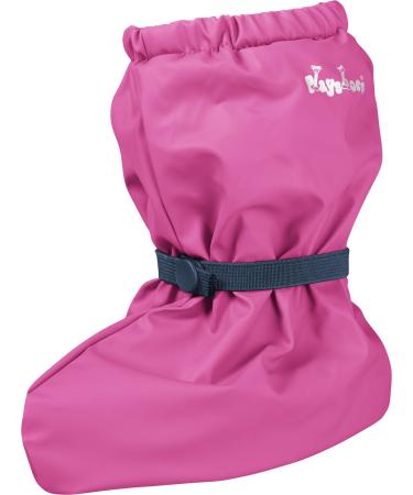 Playshoes Unisex Kid's Waterproof Footies with Fleece Lining Pantuflas Small Pink