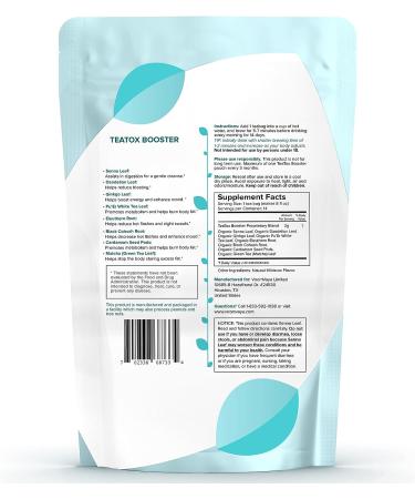 VoomVaya TeaTox Booster Senna Tea - 14-Day Herbal Detox Tea for Menopausal Women - Hibiscus Flavor - Buy Online on GoSupps.com